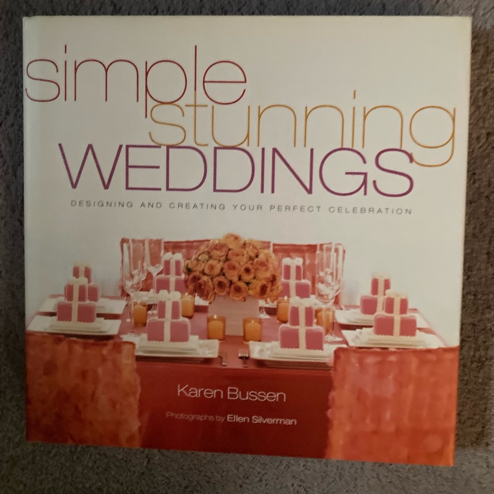 Simple Stunning Weddings Book - hardcover